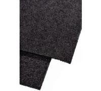 Xavax Filtre à charbon actif pour hottes aspirantes (2 filtres à charbon actif à extraction universelle, découpage sur mesure, 47 x 57 cm) Noir