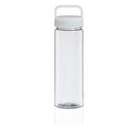 Xavax Gourde de 900 ml (bouteille d'eau anti-fuite, bouteille de boisson avec anse pratique et bouchon à vis, de qualité alimentaire, transparent) Bleu