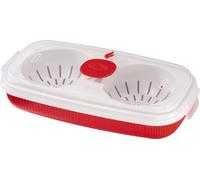Xavax Micro-ondes Omelette Maker Œufs brouillés Œufs au plat Cuiseur d'œufs pochés