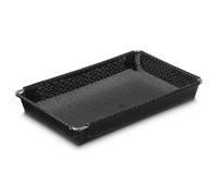 Xavax Panier Grillagé Anti-Adhérant Réutilisable Air Fryer Friteuse à Air Chaud, Résistant au four chaleur 260°, Rectangulaire 12,5 x 20 cm, Passe au Lave Vaisselle