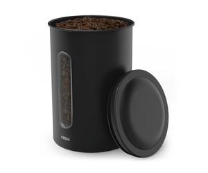 Xavax | Pot à café en acier inoxydable (pot à café, grande capacité, plus de 1 kg de café, adapté à tous les aliments) Couleur noir mat