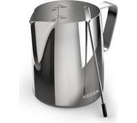 Xavax Pot à lait Barista avec stylo Latte Art, acier inoxydable, 600 ml, argent (00111280)