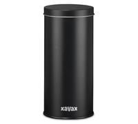 Xavax | Pot en Métal pour Stocker du Café, Capsules ou Autres Aliments - Grande Capacité, Couleur Noire Mate