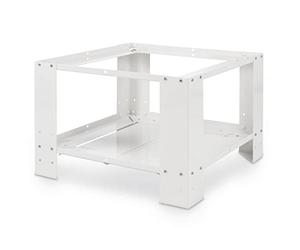 Xavax Socle Universel pour Lave-Linge et Sèche-Linge, Réhausse avec Compartiment de Rangement, Hauteur 40 cm, Capacité de Charge 150 kg, 60 x 60 cm, Amortisseur de Vibrations, Blanc