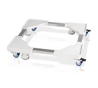 Xavax Socle à roulettes 00110233 – Pour lave-linge et frigo, hauteur réglable, 150kg