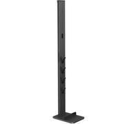 Xavax - Support De Rangement Mural Fixation Universelle Aspirateur Balai Noir
