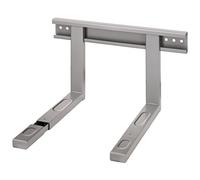 Xavax Support mural pour micro-ondes (porte micro-onde, 27 x 47 x 5 cm) Argent