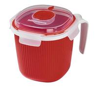 Xavax Tasse pour four à micro-ondes, 0,7 l, rouge