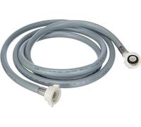 Xavax Tuyau d'Arrivée d'Eau Froide 2.5m (Tuyau Universel pour Lave Vaisselle, Lave-Linge, Connexion 3/4"(1,91 cm) Droit/Coudé Angle 90°) Gris