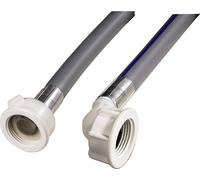 Xavax Tuyau d'arrivée d'eau froide (pour lave-linge, lave-vaisselle, toutes les marques courantes Miele, Bosch, Beko, Siemens, Bauknecht, AEG, Gorenje, 3,5 mètres, 1 pièces) Gris/Blanc
