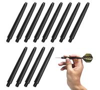 XAVSWRDE 100 PCS 48MM Fléchettes en Nylon 48 * 5mm 2BA Tiges de Fléchettes Durable Barres de Fléchettes Robuste Texture Mate pour Fléchettes gymnases salles de Fitness Salons de Divertissement
