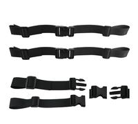 XAVSWRDE 2 PCS Sangle Poitrine Sac a Dos Réglable, Sangle de Poitrine avec Boucle à Dégagement Rapide, Sangle de Poitrine en Nylon Résistante Sangle Sac a Dos la randonnée, Course - Noir
