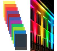 XAVSWRDE 22 PCS Correction Gel Filtre, Filtre Colored Superpositions Transparence Films en Plastique Flash Gel Feuilles Éclairage pour Photo Studio Light Video Photography, 11 Couleurs(29.7x21cm)
