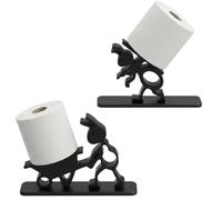 XAVURO 2pc Porte-Papier Toilette Fourmi 3D - Support Sopalin Décoratif en Forme d'Ant, Range-Rouleau WC pour Salle de Bain, Salon, Cuisine et Chambre,Accessoire WC Insolite et Cadeau Artisanal Créatif