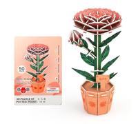 XAVURO Kit Créatif Adulte Assemblage,Activité Manuelle Et Loisirs Créatifs | Fleur Artificielle à Assembler, Kit de Bricolage pour Adultes, Idée Cadeau Saint-Valentin, Fête des Mères et Noël