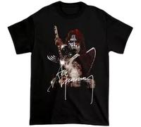 XAWHIS Ace Frehley Signture Black T Shirt Black XL