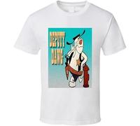 XAWHIS Deputy Dawg Cartoon 60s Animation TV Show Fan T Shirt White M