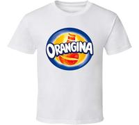 XAWHIS N/Y Orangina Orange Soda Pop Drink T-Shirt White XL