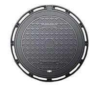 XAXIAOZ Cast Iron Manhole Cover, Round Septic Tank Lid with Frame, Underground Drain Access for Driveway & Garden, 31.4in (80cm) - & Weatherproof