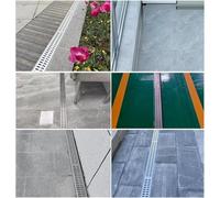 XAXIAOZ Grilles de Drainage pour allées, systèmes de Drainage de tranchées, drains extérieurs pour garages et pièces (20 x 20 cm)