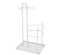 XAXIAOZ Porte-parapluies Moderne en Fer à séchage Rapide, Support de Rangement Artistique, Design à Haute barrière, Portable, en métal pour parapluies à Manche Long et Court (BL