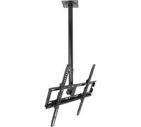 XAXIAOZ Support Mural de Plafond pour téléviseur avec Inclinaison et Rotation, Support Extra Long pour Un Angle de Vision Optimal, Installation Facile pour écrans Plats