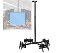 XAXIAOZ Support Mural de Plafond réglable pour téléviseur avec Fixation rotative, réglage en Hauteur et en Angle, idéal pour Les salles de cinéma Maison et Les Salons.