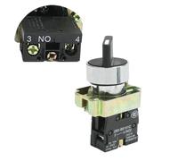 XB2-BD21 BD25 BD33 BD53 BD73 1NO/2NO/1NO1NC 2/3 position Latching self-locking selector push button switch Momentary self-Reset(XB2-BD41)