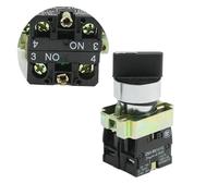 XB2-BD21 BD25 BD33 BD53 BD73 1NO/2NO/1NO1NC 2/3 position Latching self-locking selector push button switch Momentary self-Reset(XB2-BD73)
