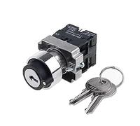 XB2-BG21 XB2-BG33 XB2-BG53 bouton de commande à clé interrupteur 1NO/2NO 2/3 Position autobloquant/auto-réinitialisation sélecteur bouton interrupteur 22mm contacteur (Color : Xb2-bg53)