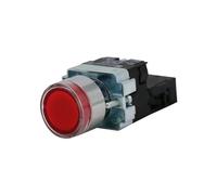 XB2-BW3462 1NC 22mm bouton-poussoir lumineux rouge 12v24v220v LED * 2 pièces(220V)