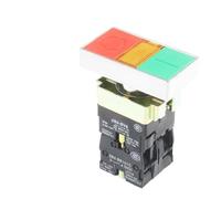 XB2-BW8365 XB2-BW8465 XB2-BL8425 Interrupteur à bouton-poussoir lumineux carré double avec voyant lumineux Réinitialisation momentanée 1NC 1NO 22MM(XB2-BW8365)