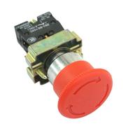 XB2BS542 1NC module torsion libération interrupteur d'arrêt d'urgence champignon poussée 40mm