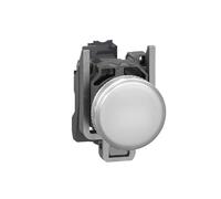 XB4BVM1 = ZB4BVM1 + ZB4BV013 voyant complet blanc Ø22 cabochon uni avec LED intégrée 230-240V