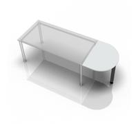 XBA60 G - tablette d'extension 60x80 Gris