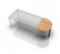 XBA60 G - tablette d'extension 60x80 Noyer