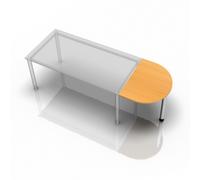 XBA60 S - tablette d'extension 60x80 Hêtre