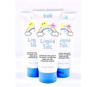 XBC Lot de talc liquide - 3 tubes de 200 g. Un talc liquide qui s'applique comme une lotion. Garde la peau de bébé douce et prévient les frottements