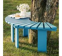 XBDLYQBD Bancs incurvés en Bois Round Park Bench Meubles d'extérieur, Banc en Forme de Ventilateur en Bois Massif, Banc d'arbre de Jardin Patio Half Round Tree Banc Salon