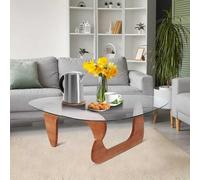 XBDLYQBD Table Basse Triangulaire, Table d'appoint de canapé du Milieu du siècle, Table Centrale Minimaliste à Espace Ouvert, Tables de Cocktail pour Salon, Bureau, Petits espaces
