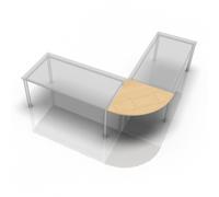 XBE91 S - coin - angle rond 80x80 Érable