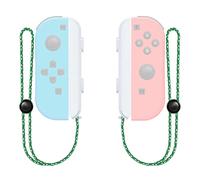 XBERSTAR 1 paire de dragonnes de transport pour manette de jeu vidéo Switch (blanc), (white)