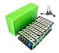 XBERSTAR 13S 6P 48V Vélo électrique Boîtier de Batterie au Lithium avec 20A Balance BMS incluant Le Support Nickel pour Batterie E-Soccter