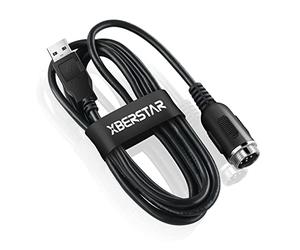XBERSTAR 1pcs Câble de connexion Pour Thrustmaster TH8A (1.8m USB-Stecker)