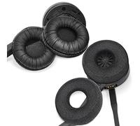 XBERSTAR 2 paires de coussinets de rechange pour casque Jabra PRO 920 930 pour casque Jabra 935 9450 9460 9465 9470 (1 paire de coussinets en cuir + coussinets en cuir)