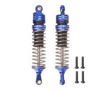 XBERSTAR Amortisseur RC pour Tamiya 1/10 Hornet EVO RC - Amortisseur de chocs avant et arrière en aluminium (amortisseurs arrière bleus)