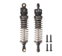 XBERSTAR Amortisseur RC pour Tamiya 1/10 Hornet EVO RC - Amortisseur de chocs avant et arrière en aluminium (amortisseurs arrière noirs)