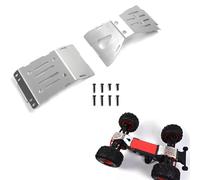 XBERSTAR Armure de châssis RC pour Arrma 1/10 Quake RC voiture RC en acier inoxydable Protection plaque antidérapante accessoire