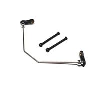XBERSTAR Barre stabilisatrice avant et arrière pour Tamiya 1/10 Hornet EVO RC en acier inoxydable (barre stabilisatrice arrière)