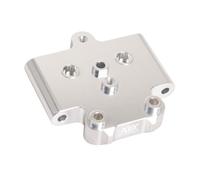 XBERSTAR Bras oscillant avant RC pour Tamiya 1/10 Fighter NXGEN DT-04 RC Bras de suspension en alliage d'aluminium (argenté)
